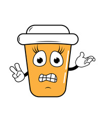 Drinking Cup Cartoon