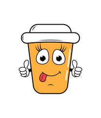 Drinking Cup Cartoon