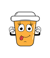 Drinking Cup Cartoon