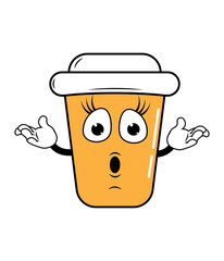 Drinking Cup Cartoon