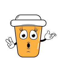 Drinking Cup Cartoon