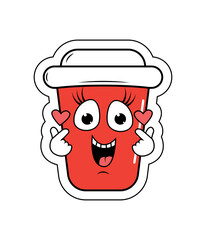 Drinking Cup Cartoon