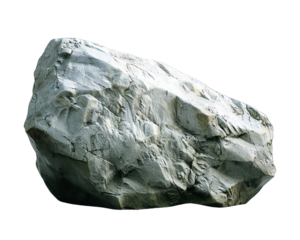 mineral stone isolated on white background