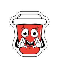 Drinking Cup Cartoon