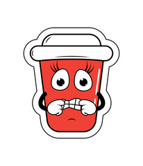 Drinking Cup Cartoon