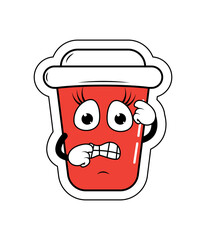 Drinking Cup Cartoon