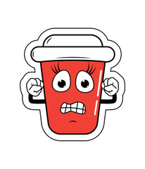 Drinking Cup Cartoon