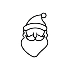 Santa vector icon