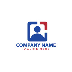 Circuit technology logo template design, emblem, symbol or icon
