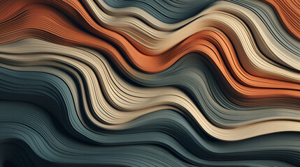 Fototapeta premium Stunning abstract background of waves can be used for various purposes