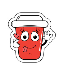 Drinking Cup Cartoon