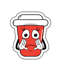 Drinking Cup Cartoon