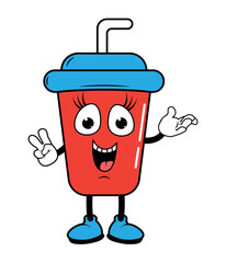 Drinking Cup Cartoon