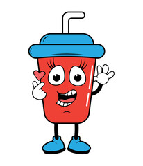 Drinking Cup Cartoon