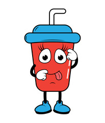 Drinking Cup Cartoon