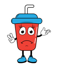 Drinking Cup Cartoon