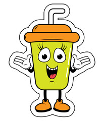 Drinking Cup Cartoon