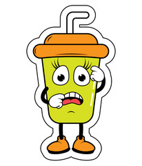 Drnking Cup Cartoon
