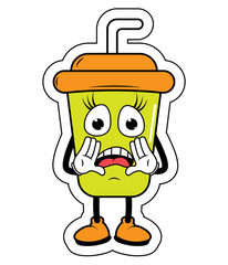 Drnking Cup Cartoon