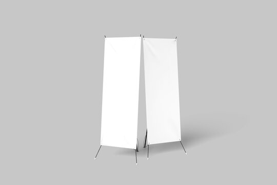 Blank X-Banner White