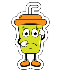 Drnking Cup Cartoon