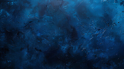 Obraz premium Abstract Blue Dark Background, with smudged texture and grainy effect, dark blue color tone, in the background