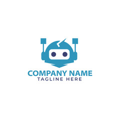 Fototapeta premium data logo design technology with creative concept 
