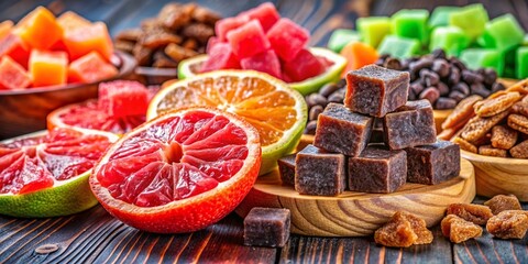 Fototapeta premium dried fruits and spices