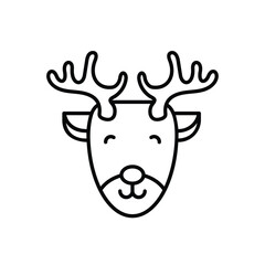 Reindeer vector icon