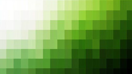 Fototapeta premium green to white pixel gradient background, Ai generated Images
