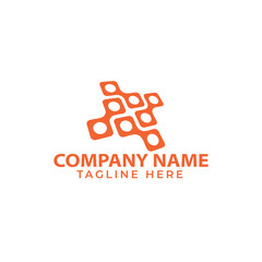 head human smart technology logo vector, Brain human Artificial logo

