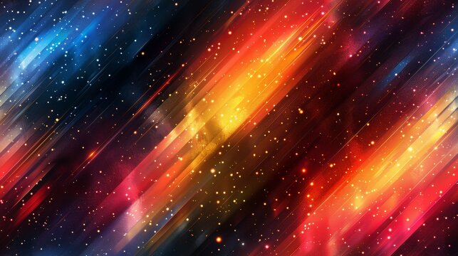abstract diagonal parallel rain of color