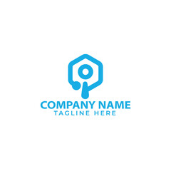 Pixel Computer Technology Logo template designs
