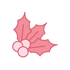 Holly vector icon
