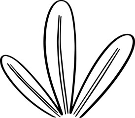 cute cartoon plant drawing.