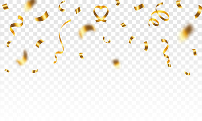 Celebration background template with confetti Colorful ribbons. luxury greeting rich card.