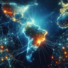 A map of the world engaging creative vector.