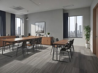 Meeting Room, blank room with meeting chair