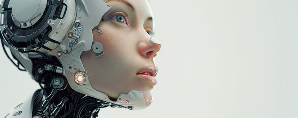 A robotic humanoid, its artificial intelligence indistinguishable from that of a human.
