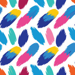 Seamless pattern with brush strokes © Hasan