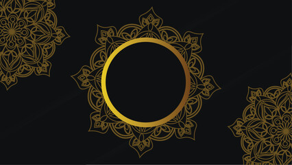 Luxury ornamental mandala design background, Islamic decoration background