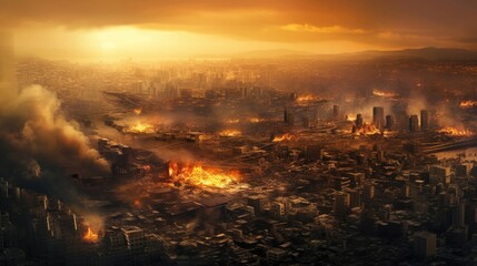 Doomsday end of earth background