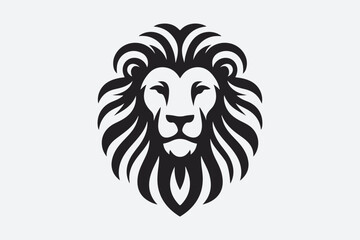 Lion Face Logo Icon Vector Illustration