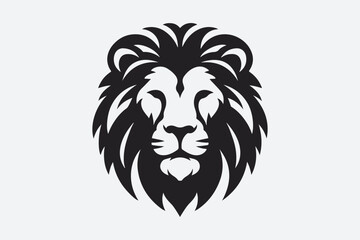 Lion Face Logo Icon Vector Illustration