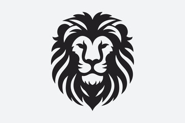 Lion Face Logo Icon Vector Illustration