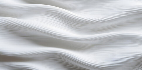 Close up of white fabric texture background