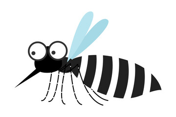 mosquito carrier of dengue fever disease concept