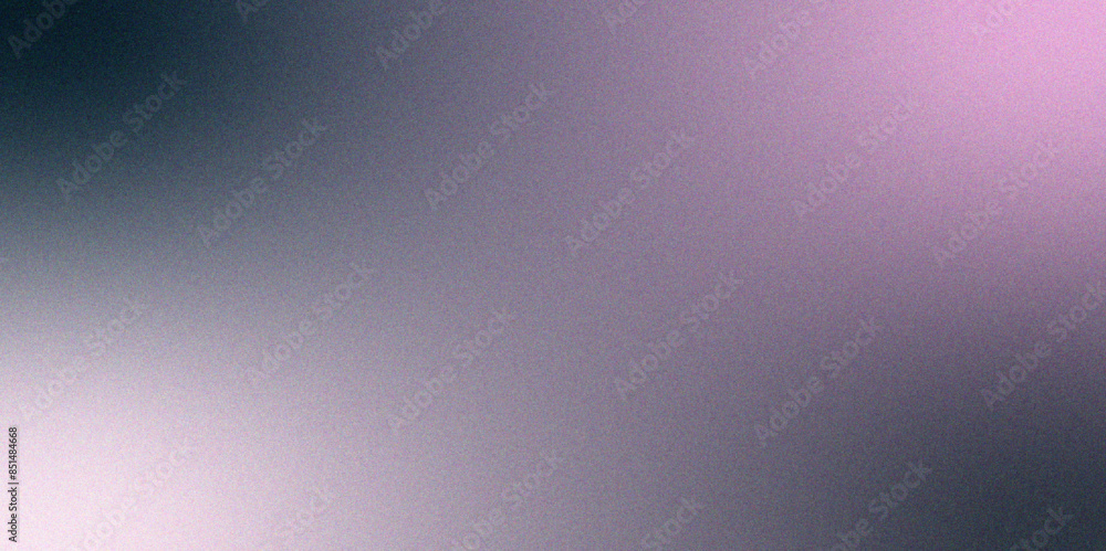 Poster Purple blue white grainy gradient texture. Backdrop noise texture webpage header design. Gray noise textured gradient background grainy blurred. Texture with rough, grain and noise