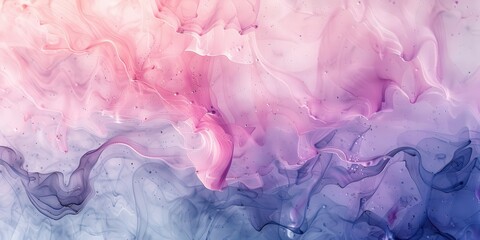 Fototapeta premium Abstract Swirling Purple and Pink Acrylic Painting