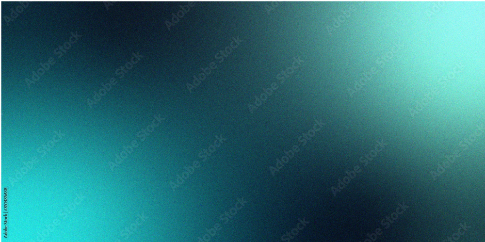 Aufkleber minimal blue glowing light on dark backdrop. noise textured with grainy blurred gradient. dark noise